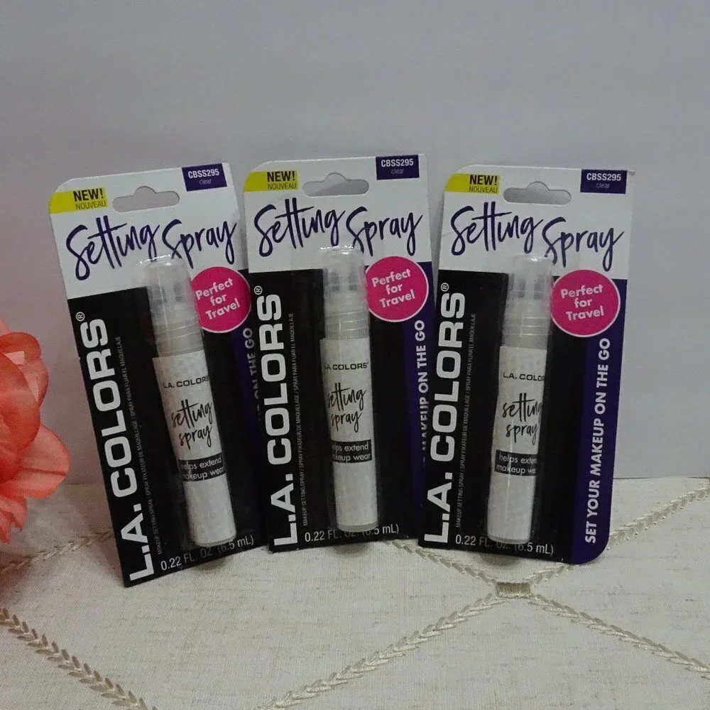 Clearance💎5/$25 L.A. Colors MAKE-UP SETTING SPRAY Travel Lot 3